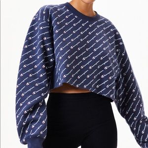 New Champion Reverse Weave Cropped Sweatshirt